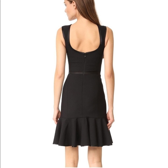 🆕 REVOLVE CINQ A SEPT Willa black dress size 0 - Picture 2 of 10